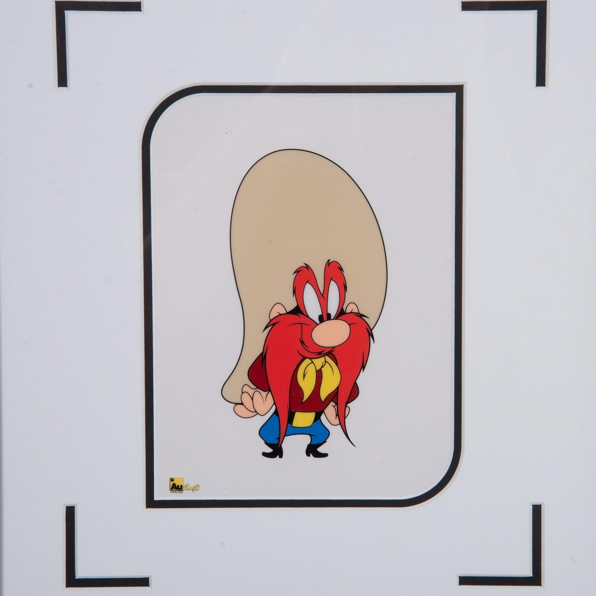 Looney Tunes | Warner Bros Yosemite Sam Animation Sericel Framed ...