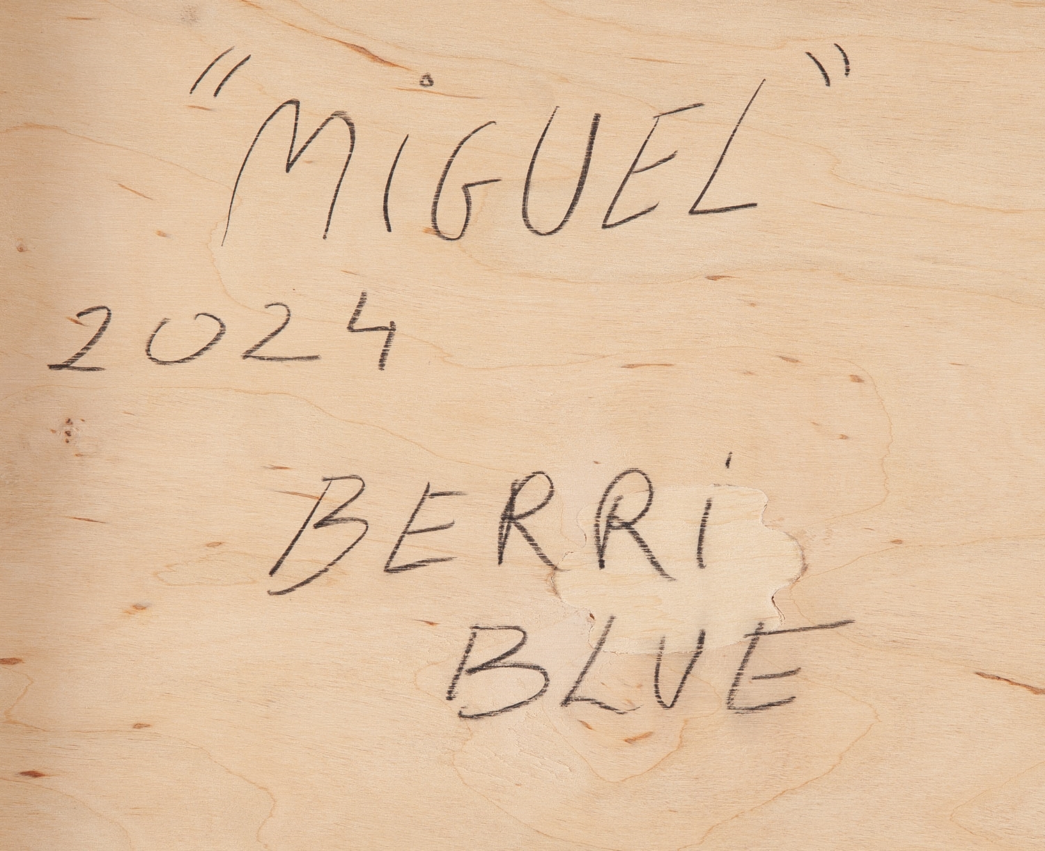 Artwork by Berriblue, Miguel, Made of ceramic