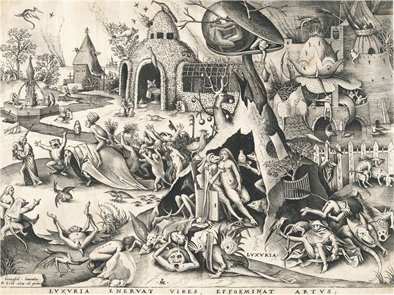 Luxuria – Lust by Pieter Brueghel the Elder, 1558