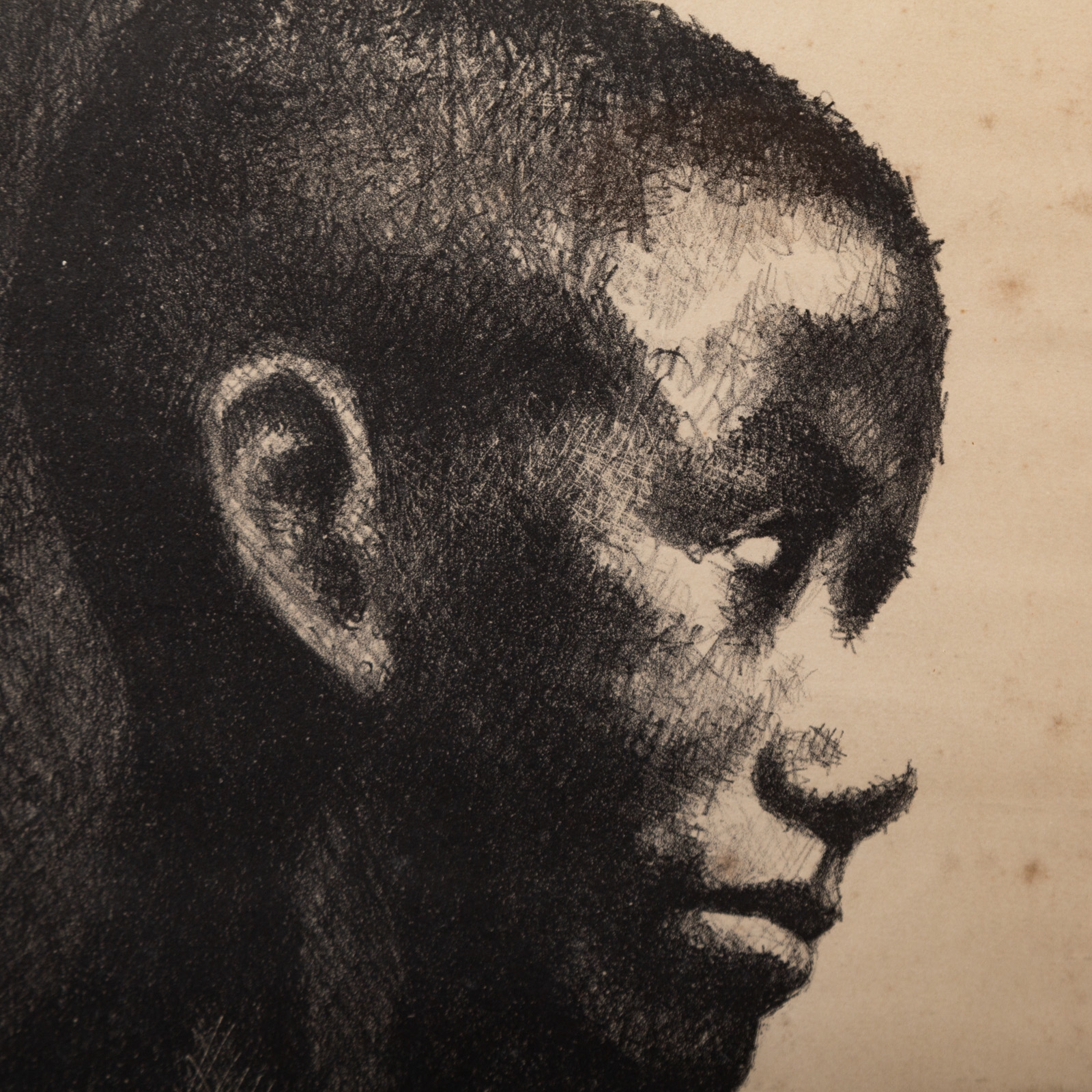 Artwork by Ernest Crichlow, Ronnie, Made of lithograph, (American, 1914-2005) Lithograph