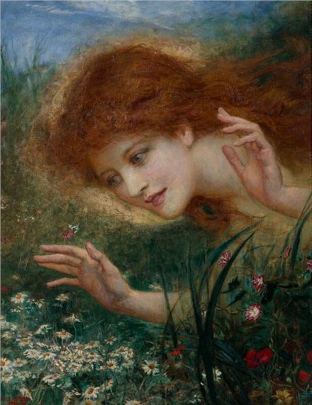 Henry John Stock
(British, 1853-1930)
Discovering Daisies, 1887-1896 by Henry John Stock, 1887-1896