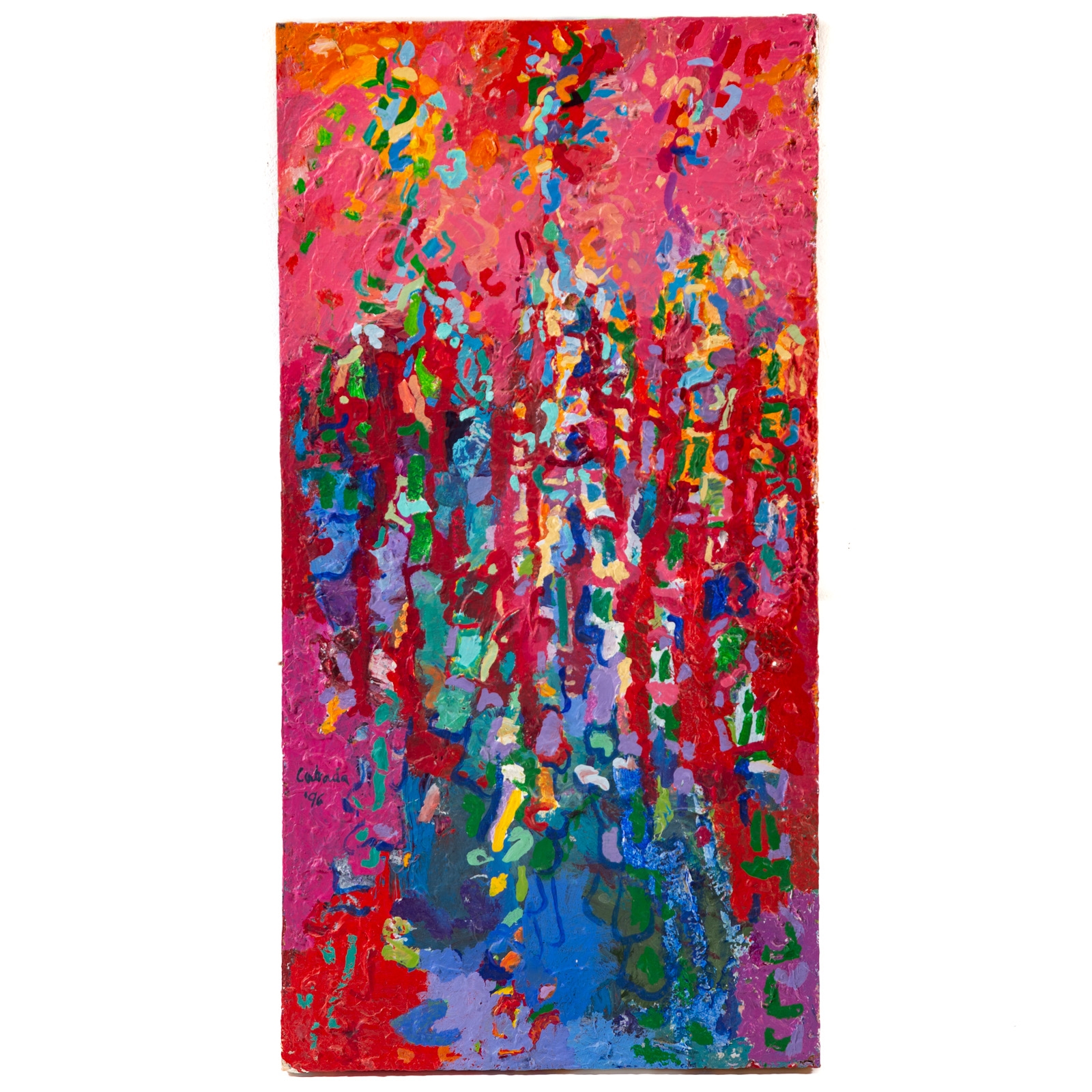 Artwork by Javier Cabada, Three Figures, Made of Acrylic on board