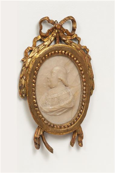 ALABASTER PROFILE PICTURE OF THE WÜRZBURG PRINCE-BISHOP GEORG CARL VON FECHENBACH (1749-1808 - Ludovico Bossi