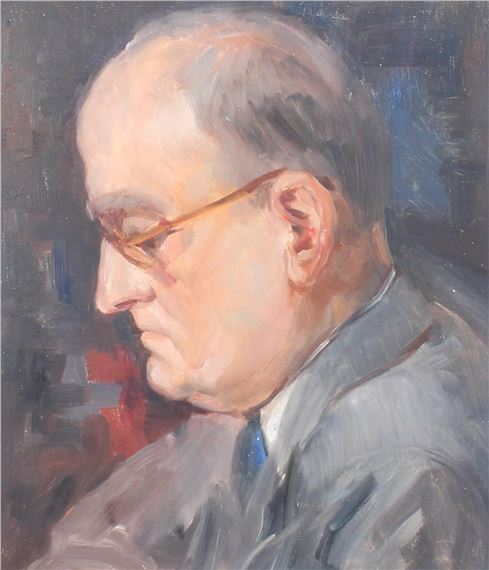 Lucie Neustein | Bust length portrait of a gentleman | MutualArt