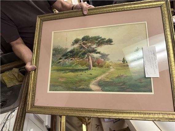 HENRY WEBSTER RICE SIGNED WATERCOLOR - Henry Webster Rice