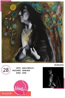 MARIA GABRIELLA P. INFLORESCENCES TOILE - Gérard Brun