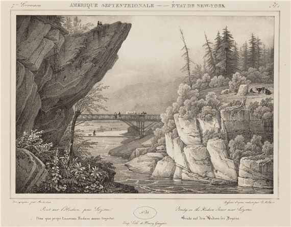 Itineraire pittoresque du fleuve Hudson et des parties laterales. Paris: Henri Gaugain, 1828-1829 by Jacques-Gerard Milbert, 1828-1829