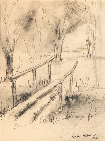 Village Bridge by Tekla Meladze