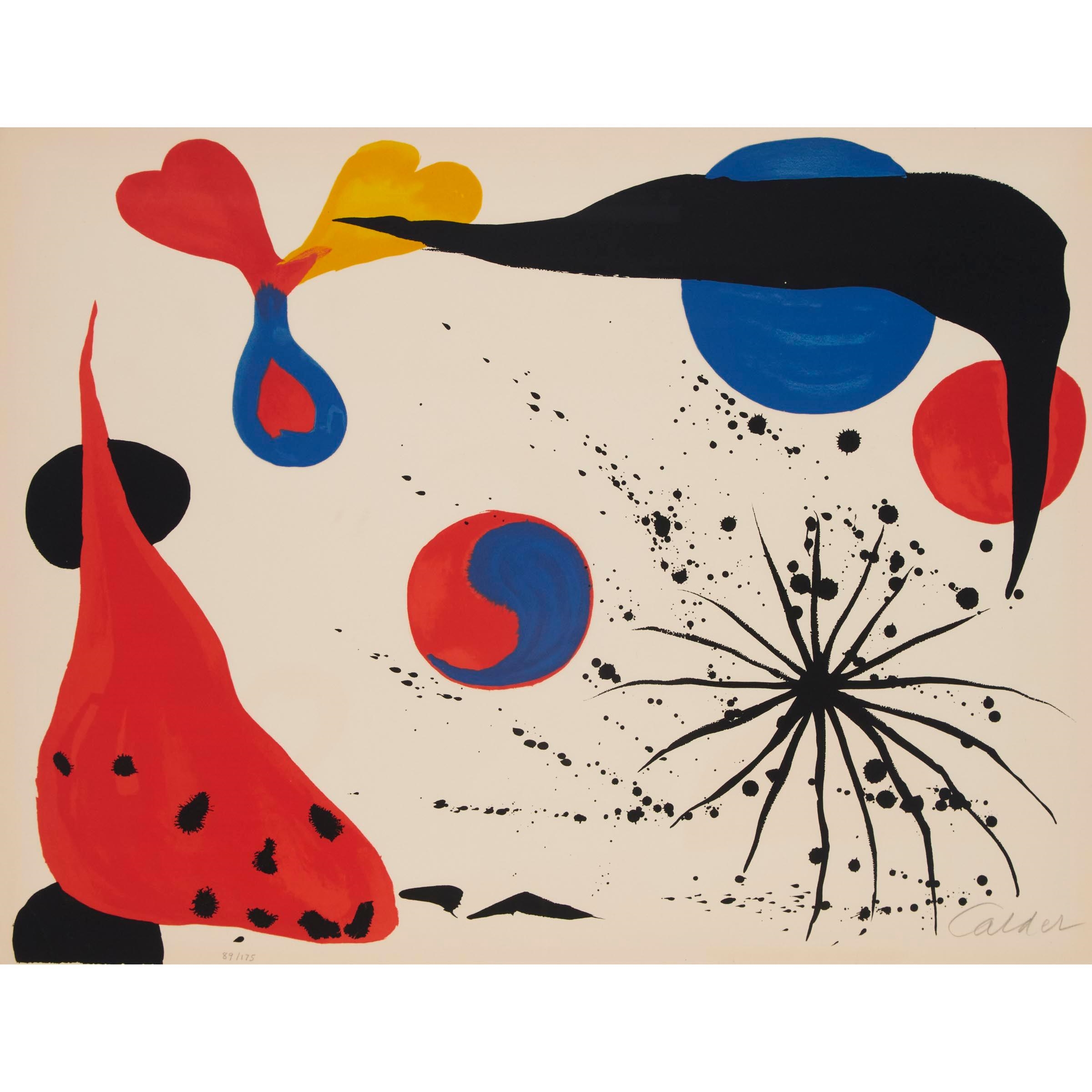 Alexander Calder | FLIES IN THE SPIDER WEB (YING AND YANG) (1976 ...