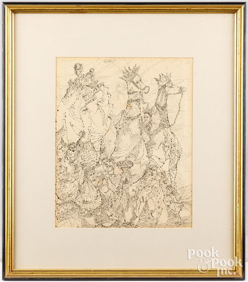 Nathan Schockert ink on paper copy - Nathan Schockert