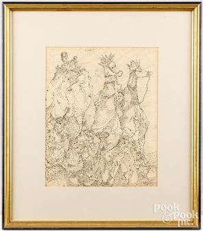 Nathan Schockert ink on paper copy - Nathan Schockert