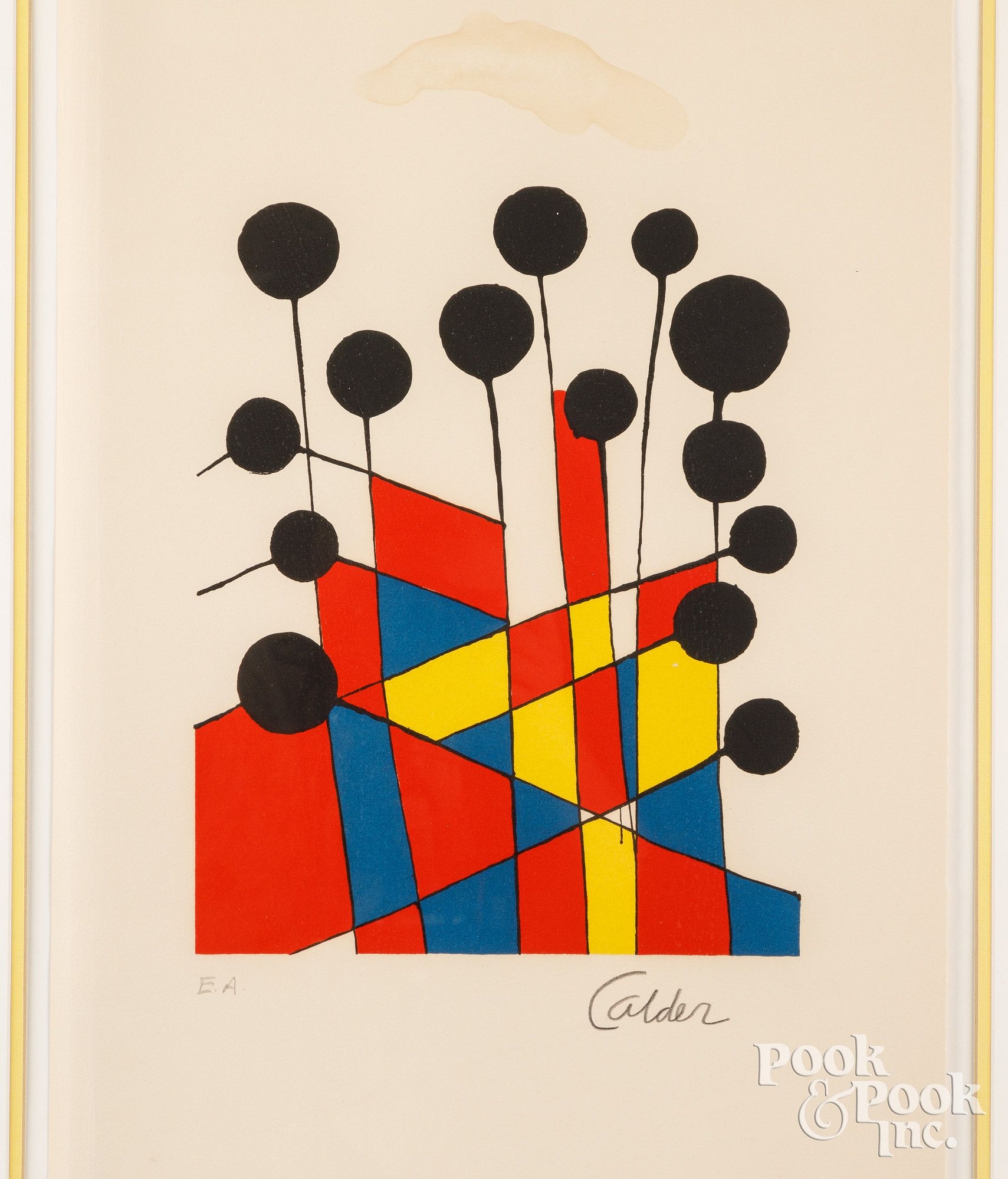 Alexander Calder | Alexander Calder signed lithograph of balloons ...