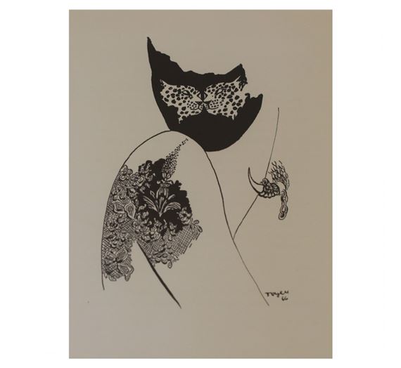 ROZVERNÁ KOČIČKA by Toyen, 1966