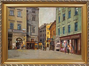 Obchodní ulička - Josef J. Jaschke