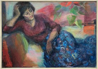 ena na pohovce - velký formát - Petr Sedlík