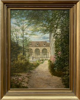 Pohled do zámecké zahrady - Bohumír Roubalík