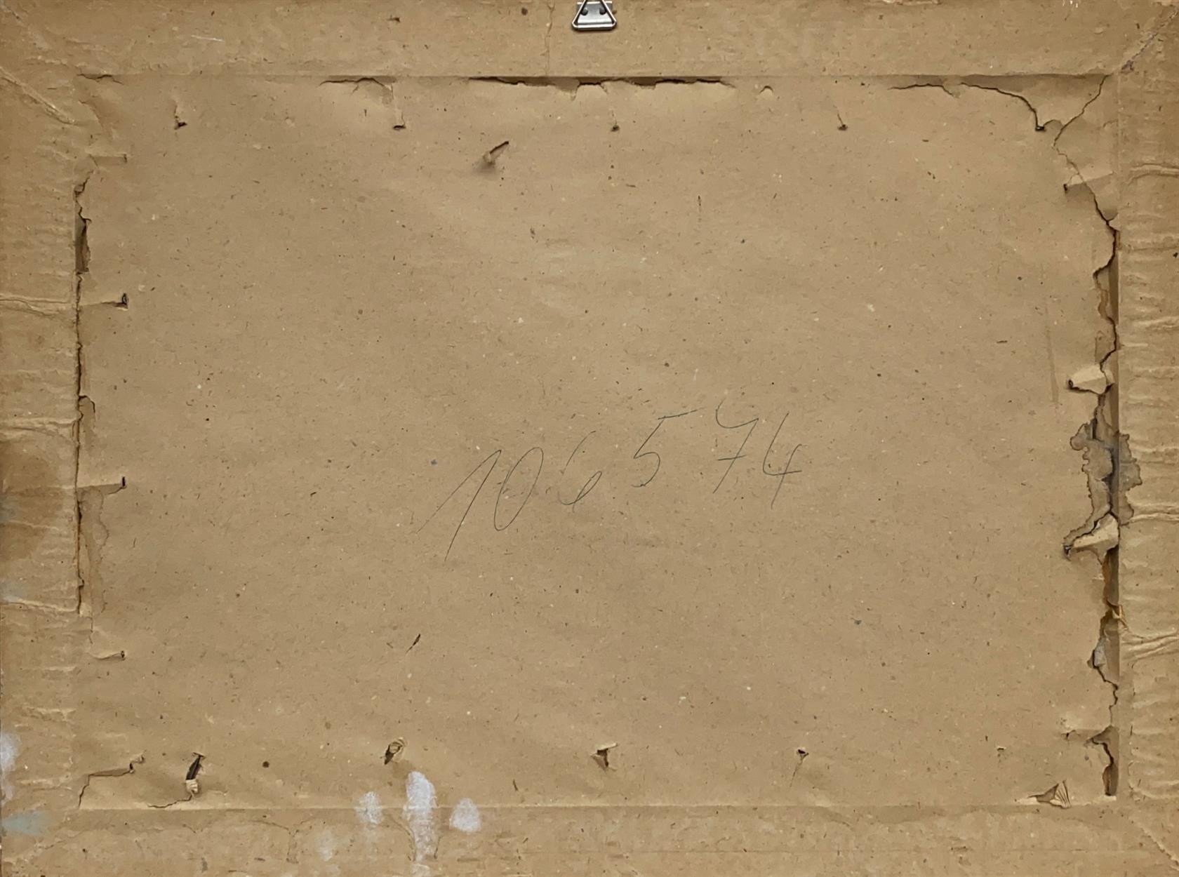 Artwork by Otakar Sedloň, Na nábřeží, Made of Technika: Olej na malířské lepence