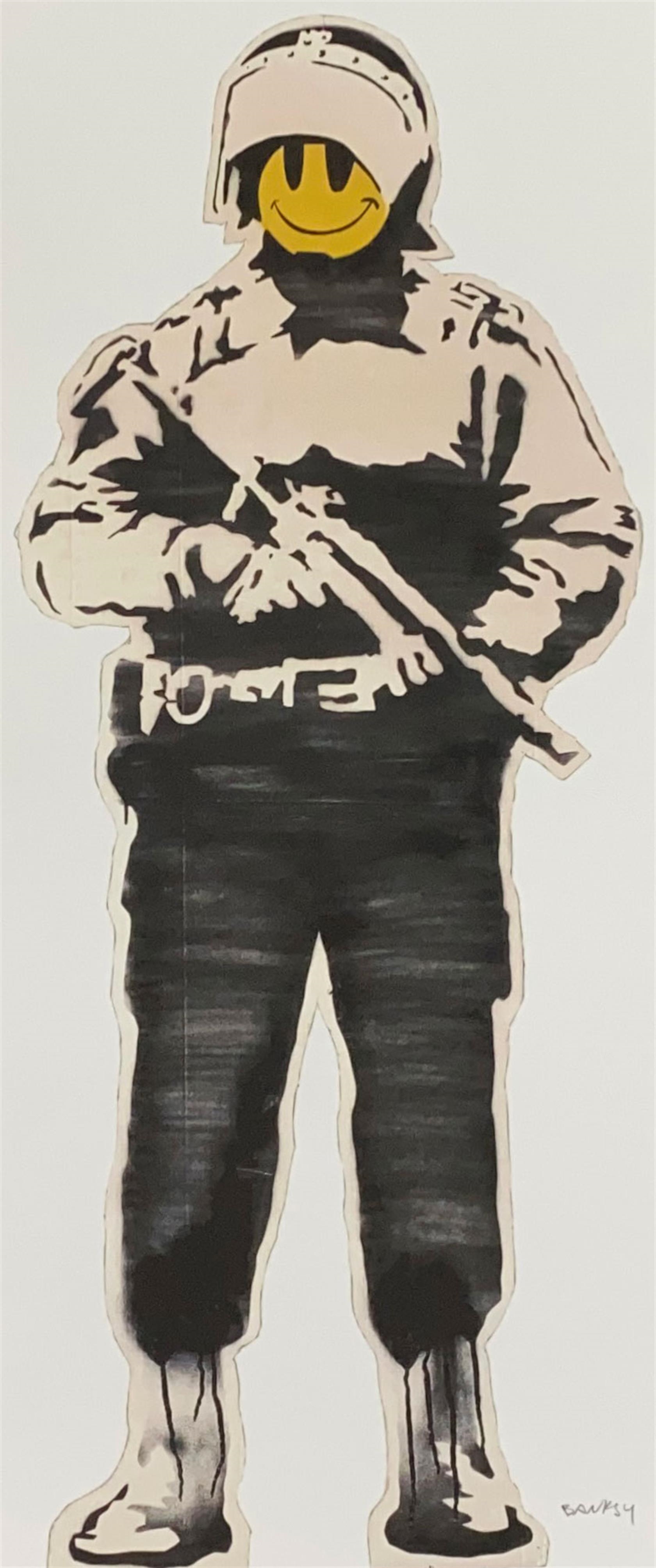 Banksy | Flying Copper | MutualArt