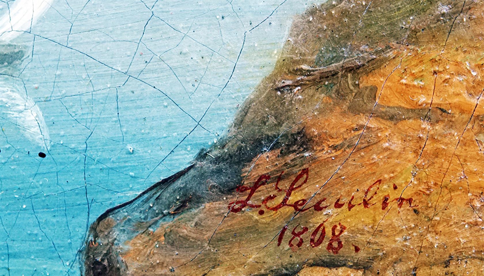 Artwork by Ludovico Seculin, Mladá toskánka, Made of Technika: Olej na plátně