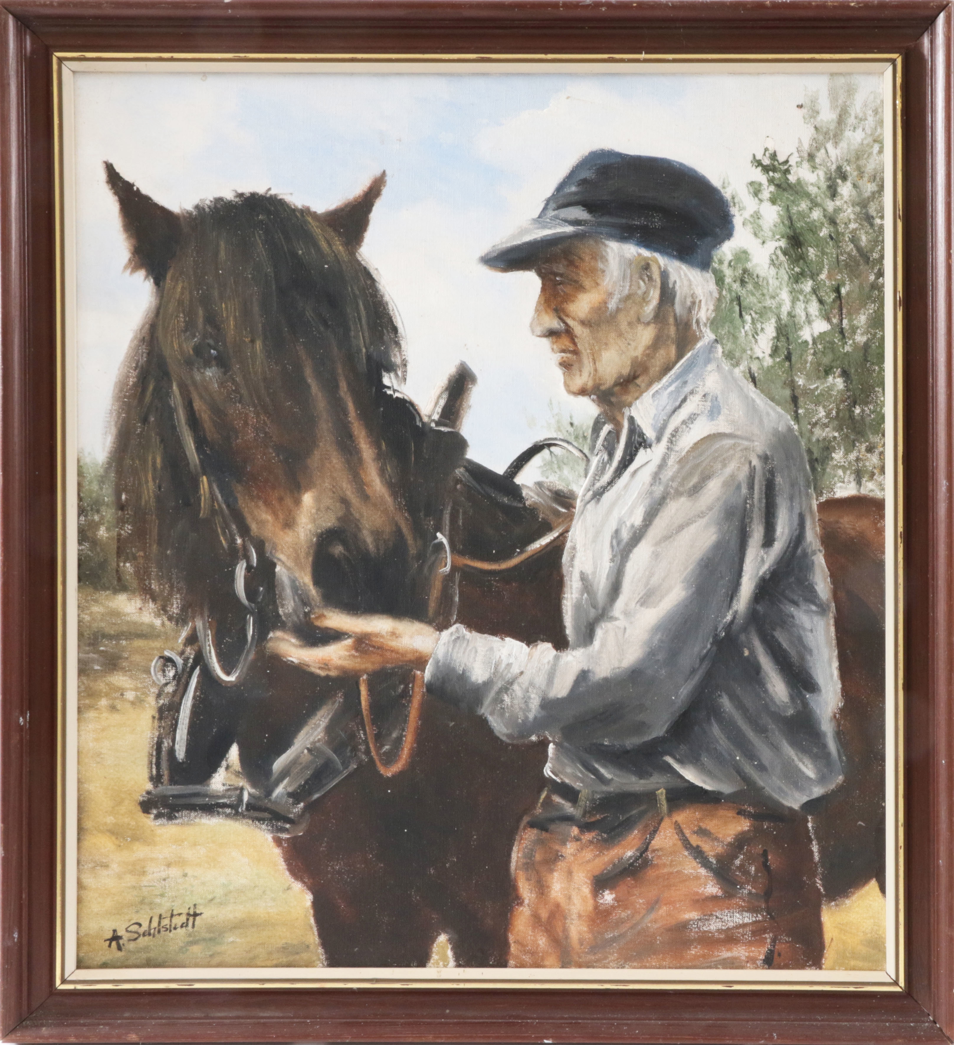 Artwork by Ann-liz Sehlstedt, 700 Ann-Liz Sehlstedt (f.1949, Made of olja på duk