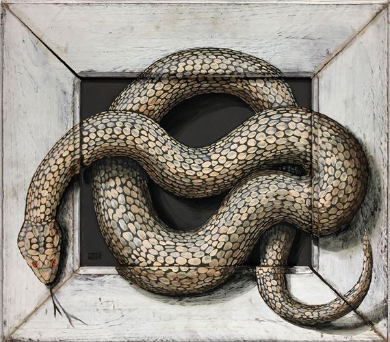 Vladimír Jeniš | Zátiší s hadem | MutualArt