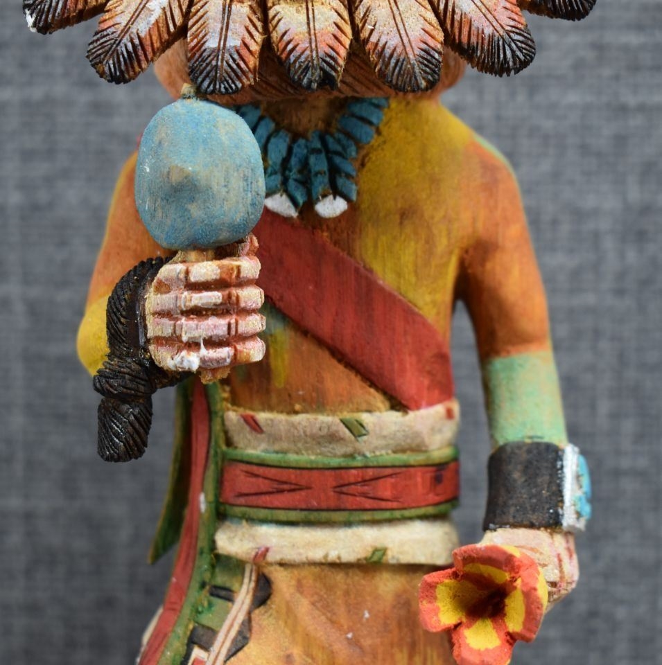 Artwork by Bryson Huma, HOPI KACHINA (BRYSON HUMA, Made of glass
