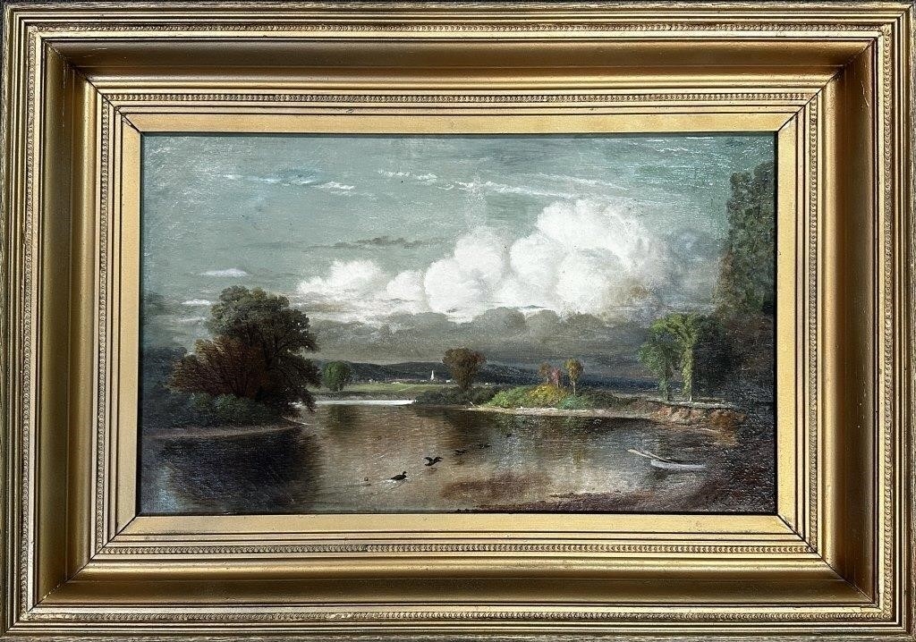 Artwork by J.C. Miles, MONUMENTAL J.C. MILES - NB LANDSCAPE, Made of OIL ON CANVAS