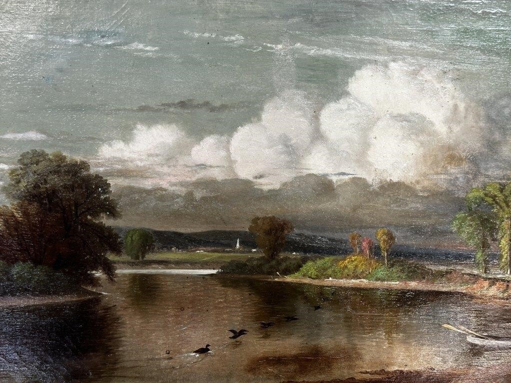 Artwork by J.C. Miles, MONUMENTAL J.C. MILES - NB LANDSCAPE, Made of OIL ON CANVAS