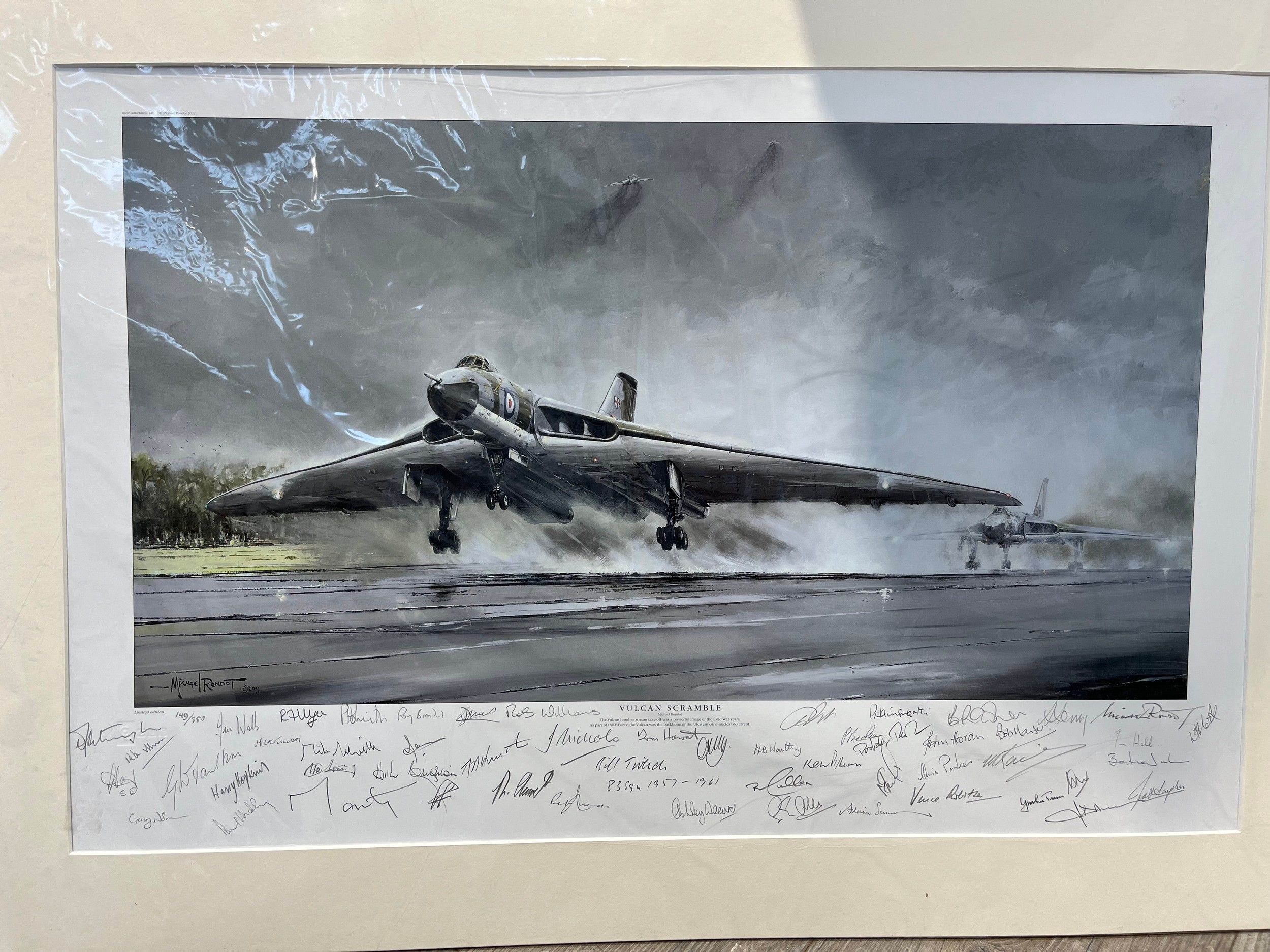 Michael Rondot | Vulcan taking off on runway | MutualArt