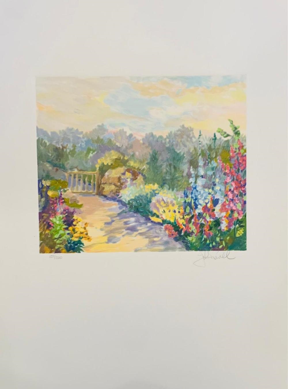 Artwork by John Powell, John Powell- Serigraphs on paper suite of 4 pcs, Made of serigraphs on paper