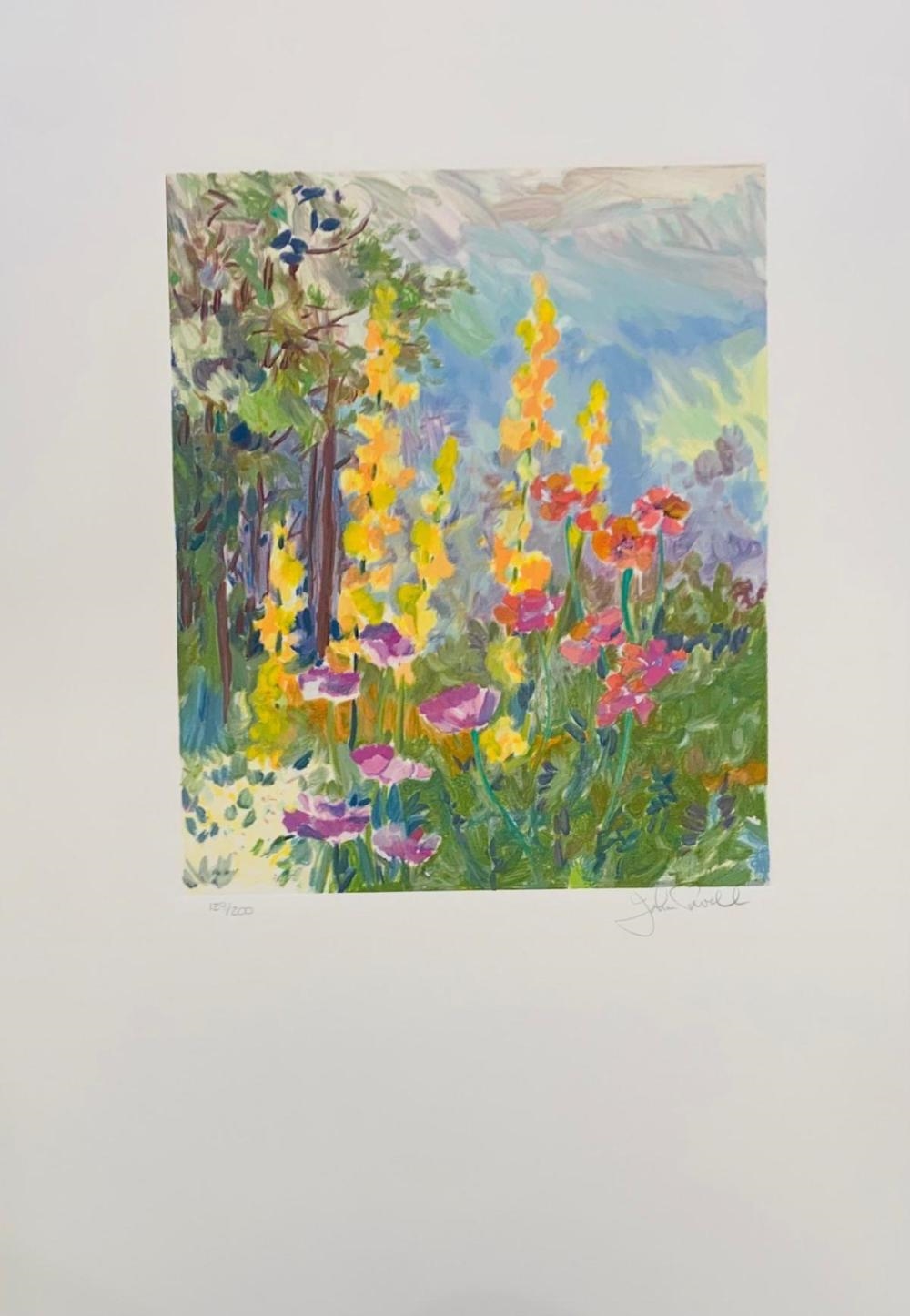 Artwork by John Powell, John Powell- Serigraphs on paper suite of 4 pcs, Made of serigraphs on paper