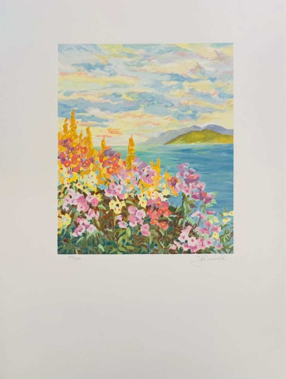 Artwork by John Powell, John Powell- Serigraphs on paper suite of 4 pcs, Made of serigraphs on paper