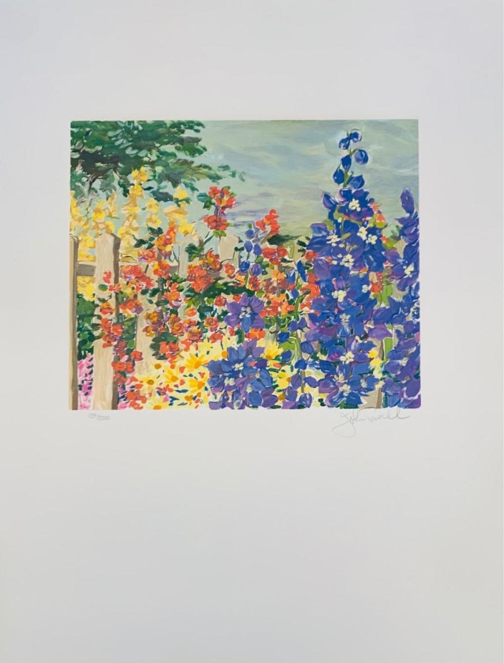 Artwork by John Powell, John Powell- Serigraphs on paper suite of 4 pcs, Made of serigraphs on paper