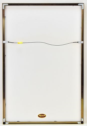 Artwork by Larry Duke, The Camp Bullet Knife, Made of poster on paper