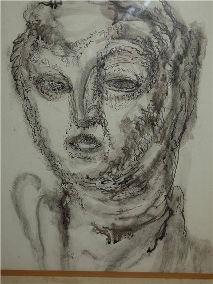 Framed drawing by Vera Cunningham 60 cm x 51 cm si by Vera Cuningham