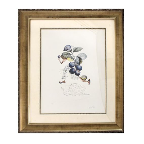 Salvador Dalí | Running Prunes with Snail | MutualArt