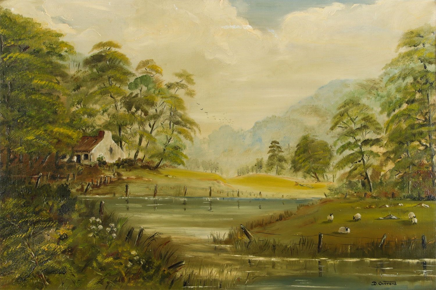 David Overend | SHEEP & ROOKS | MutualArt
