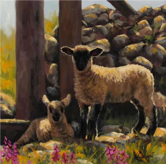 SPRING LAMBS by Keith Glasgow