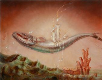 On Canvas and Shell, Alexis Trice Paints Ethereal Scenes Gleaming with Energy