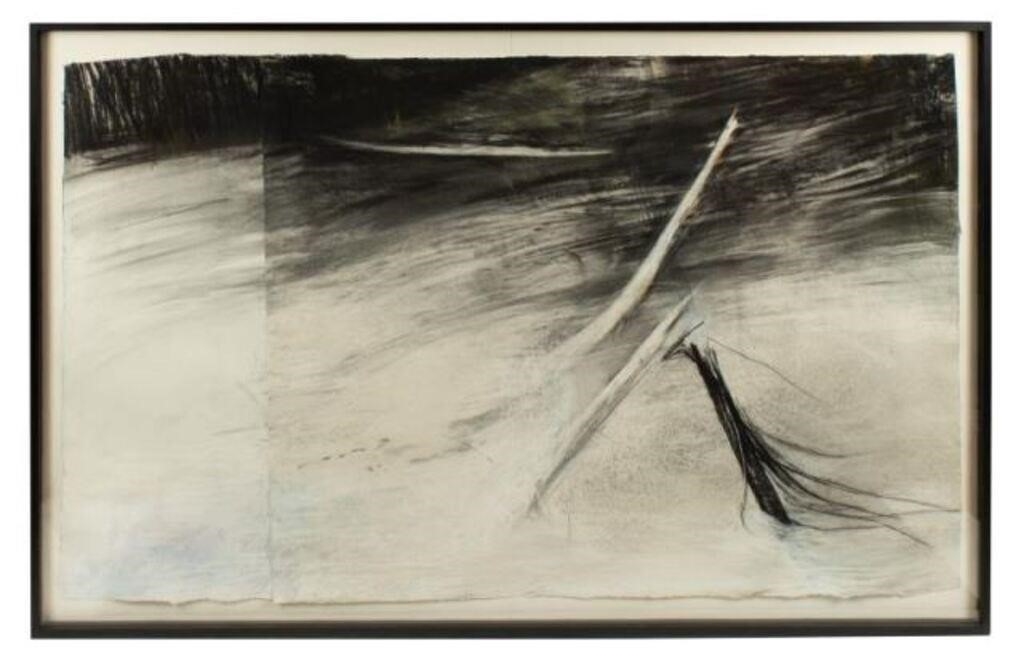 Jane Barrow | Lg. Minimalist Pastel Composition by Jane Barrow | MutualArt