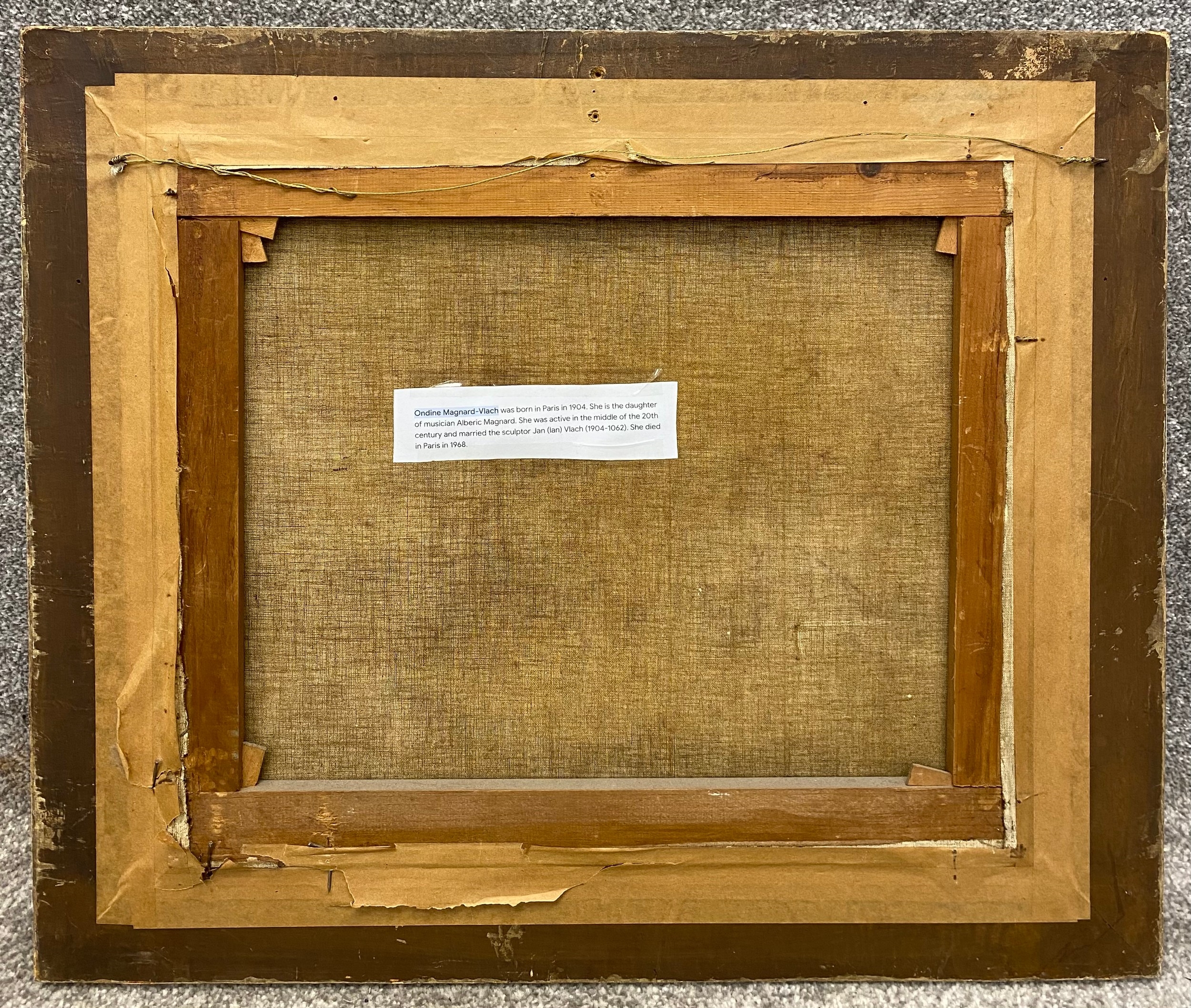 Artwork by Ondine Magnard-Vlach, landscape, Made of oil on canvas