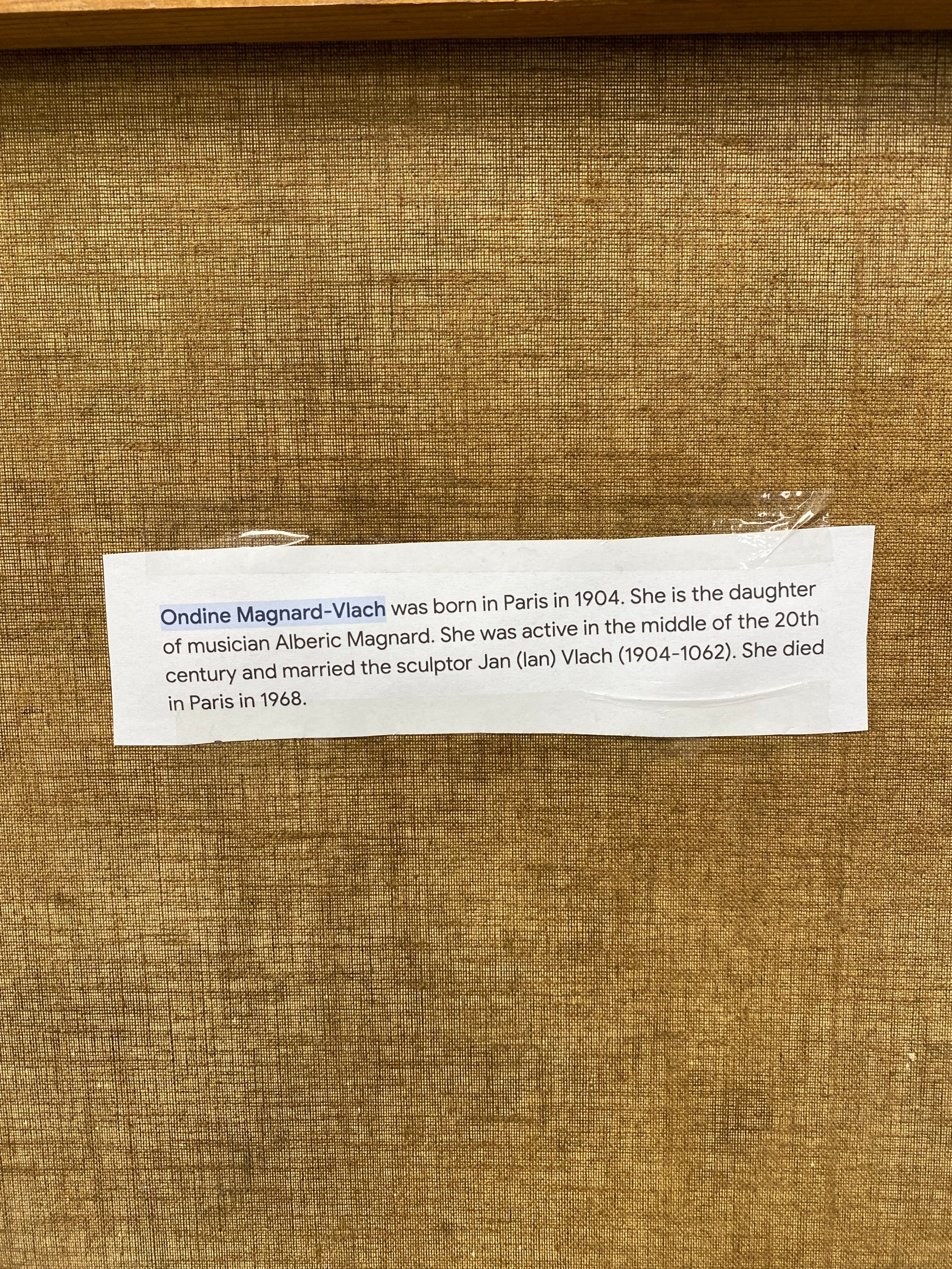 Artwork by Ondine Magnard-Vlach, landscape, Made of oil on canvas