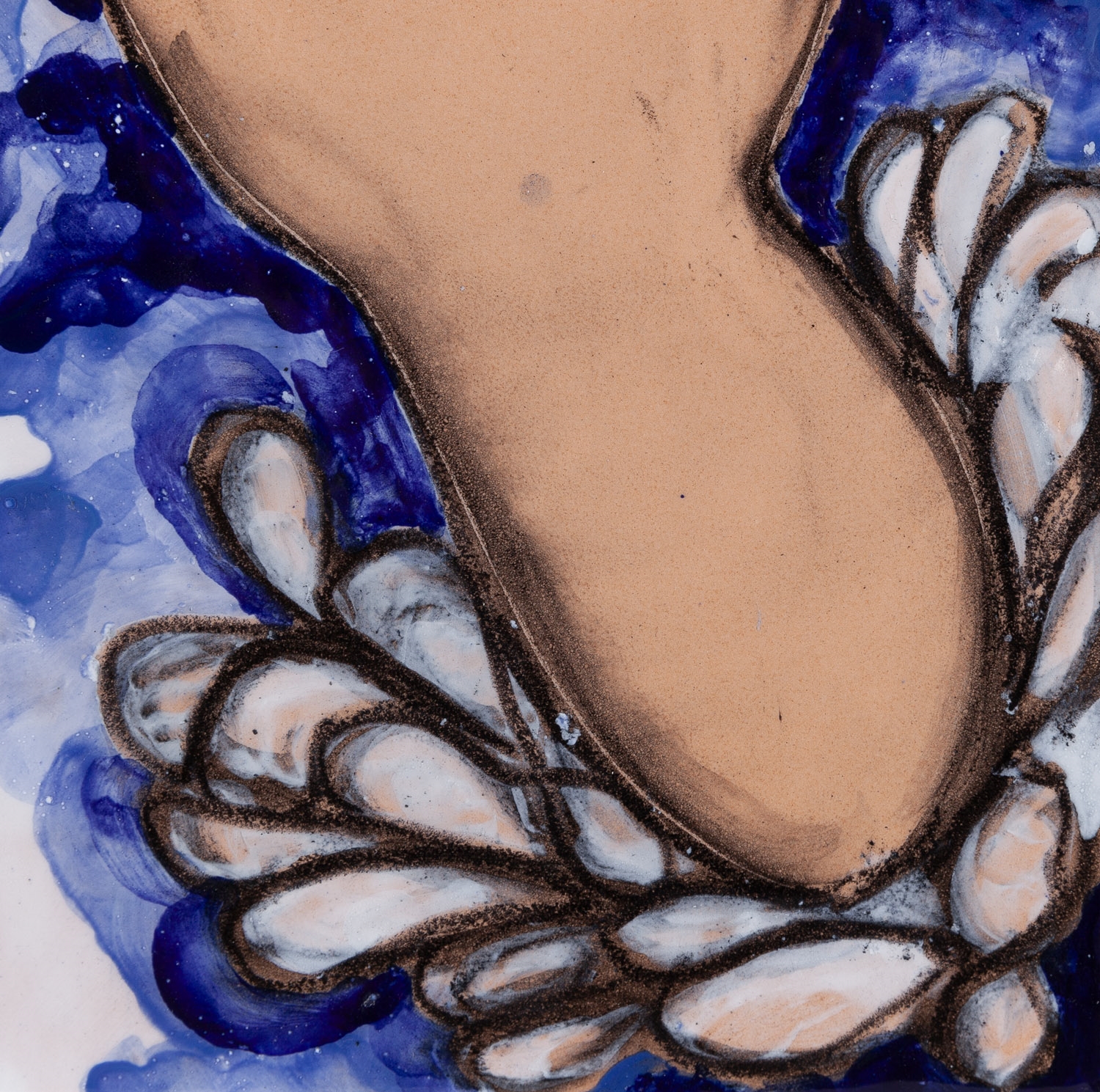 Artwork by Berriblue, Hand 04, Made of ceramic