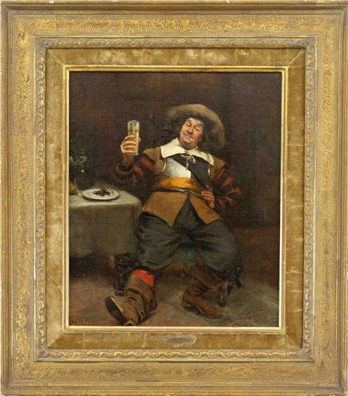 zuprostender Landsknecht by Albert W. Holden