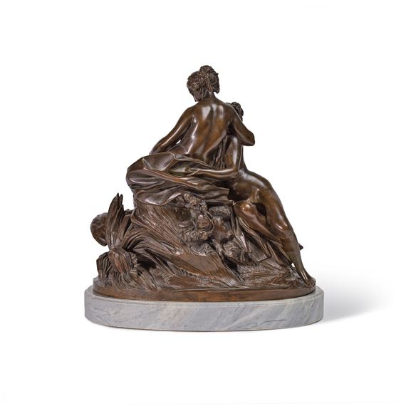 Étienne-Maurice Falconet | A group of Léda et Zeus en cygne (1840 ...