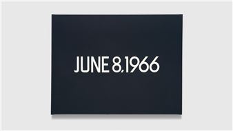 On Kawara: Date Paintings - David Zwirner, London