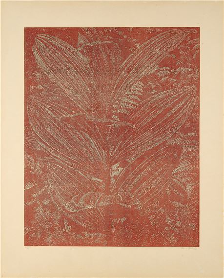 Gelber Enzian by Franz Gertsch, 2003