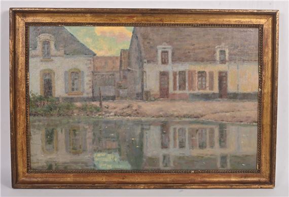 Emile-Louis Meret (1893/94-1925) Maison en bord de rivière by Émile-Louis Méret, "1906