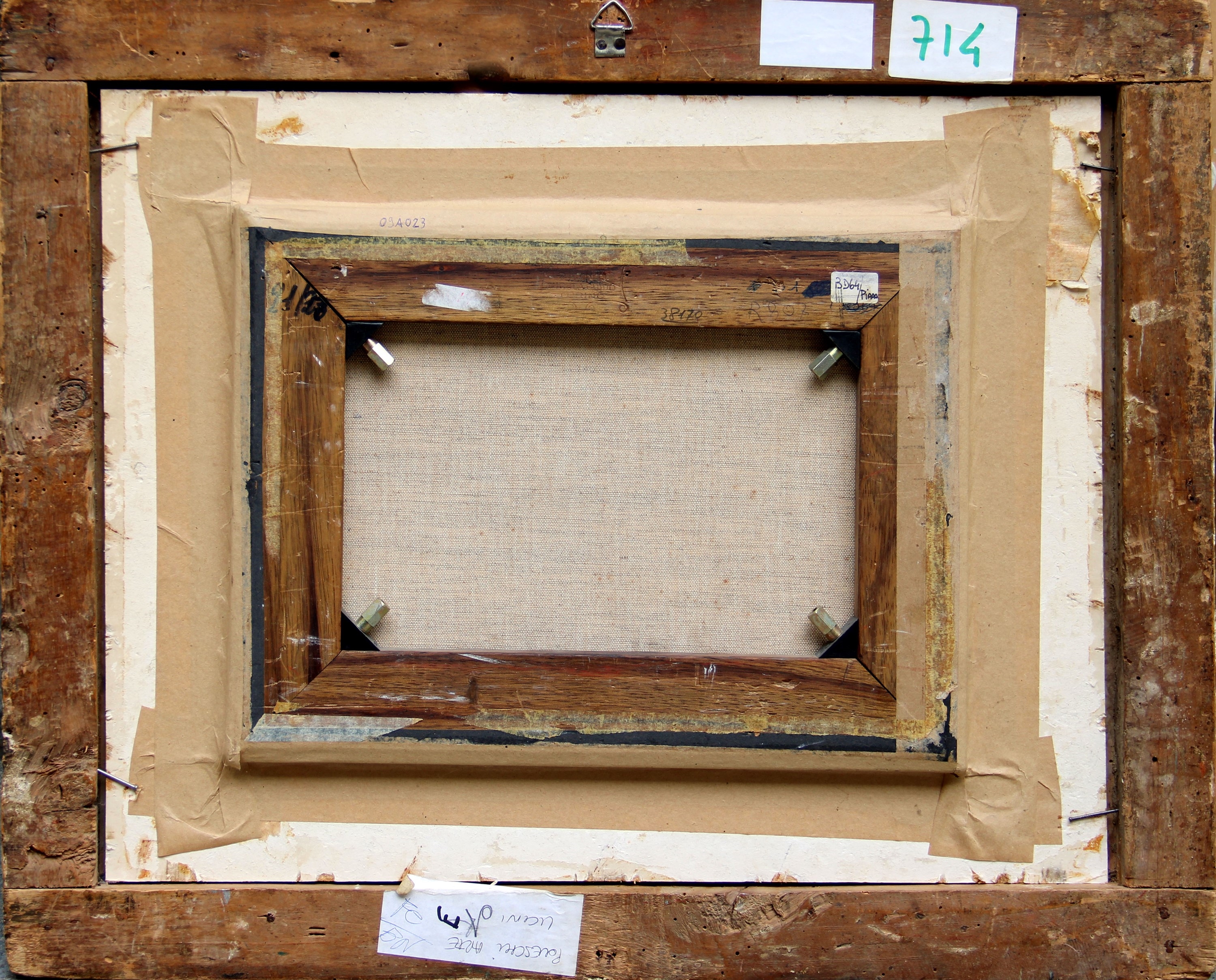 Artwork by Osvaldo Licini, Untitled, Made of Mixed media on paper laid down on canvas