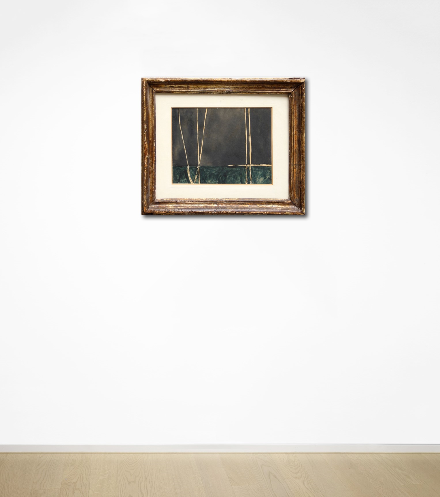 Artwork by Osvaldo Licini, Untitled, Made of Mixed media on paper laid down on canvas